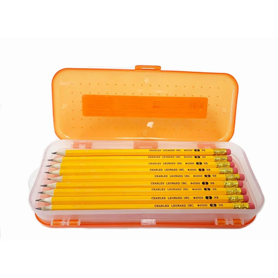 Charles Leonard Double-sided Pencil Boxes - Organize Your Stationery Efficiently