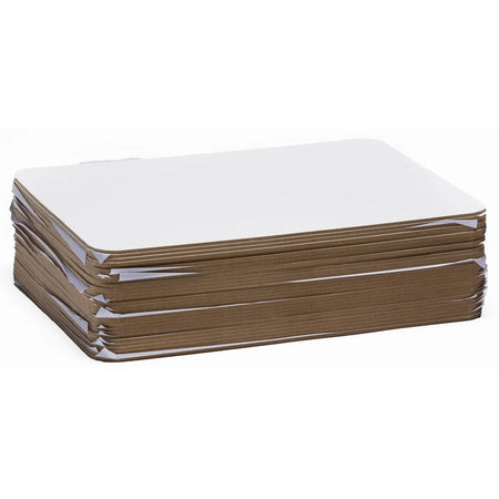 Charles Leonard Lapboard Classpack - 12x9 White Masonite Surface - 30/Set - Learning Boards & Supplies
