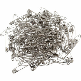 Charles Leonard Safety Pins - 2’’ Silver Steel - 144 Pack - Board & Easel Accessories