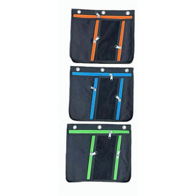 Charles Leonard Triple-Pocket Pencil Pouches: Organize in Style - Storage Pouches
