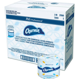 Charmin Professional Toilet Tissue: 2-Ply 450 Sheets/Roll White - 75/Carton - Bathroom Tissue
