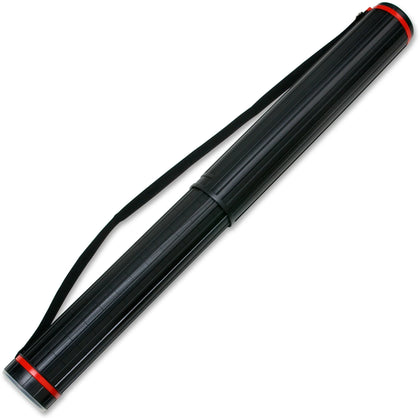 Chartpak 948 Carrying Case - Black Plastic Body - 3.5’’ Diameter - Mailing/Document Tubes