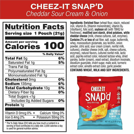 Cheez-It 4-Flavor Cheez-It Variety Pack - Bottom
