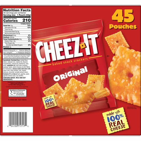 Cheez-It Cheez-It Baked Snack Crackers - Front