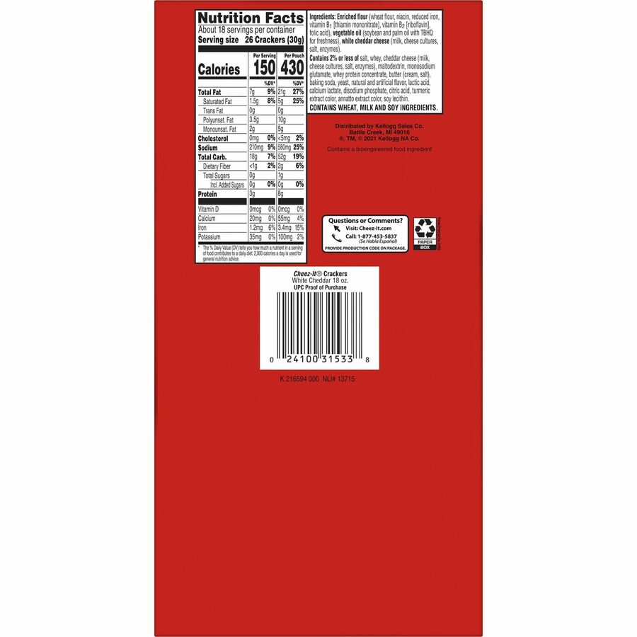 Cheez-It Cheez-It Baked Snack Crackers - Right