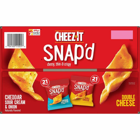 Cheez-It Snap'd Baked Cheese Variety Pack - Left