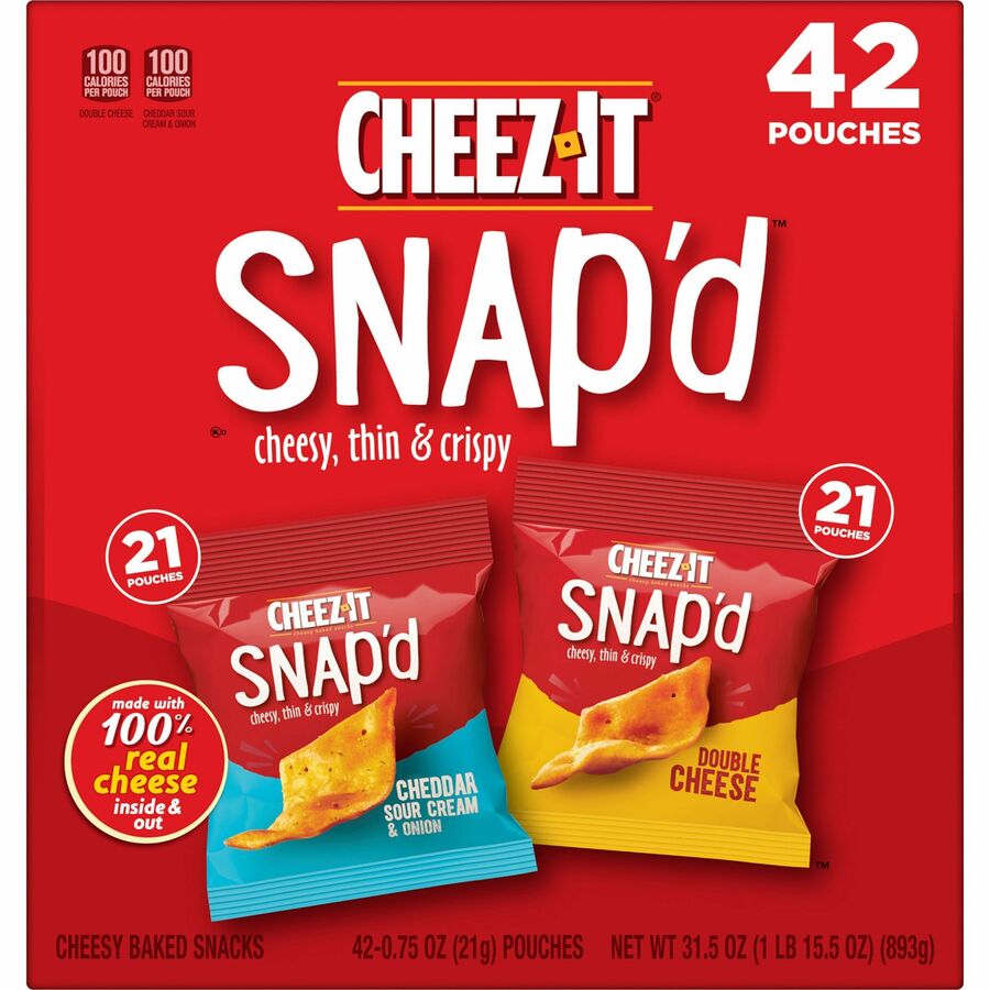 Cheez-It Snap'd Baked Cheese Variety Pack - Right