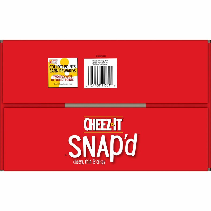 Cheez-It Snap'd Baked Cheese Variety Pack - Bottom