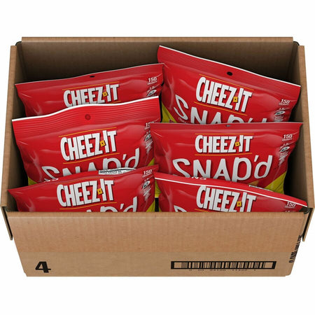 Cheez-It Snap'd Double Cheese Crackers - Top