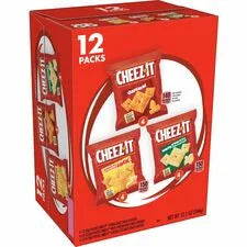 Cheez-It Variety Pack: Original White Cheddar Jack - 12.10 oz - 12/Box - Snacks