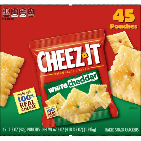 Cheez-It Cheez-It White Cheddar Baked Crackers - Front