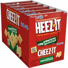 Cheez-It White Cheddar Baked Snack Crackers - 15 oz - 6/Box - Snacks