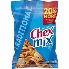 Chex Traditional Snack Mix: Classic Flavor in Convenient Carton Pack - Snacks