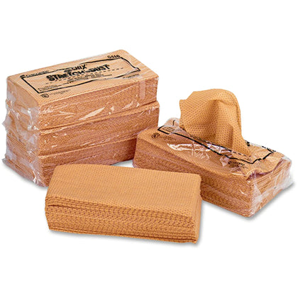 Chicopee Nonwoven Fabric Dusting Cloth for Toner - Orange - 20/Bag - 5/Carton - Sponges Cleaning Pads & Wipers