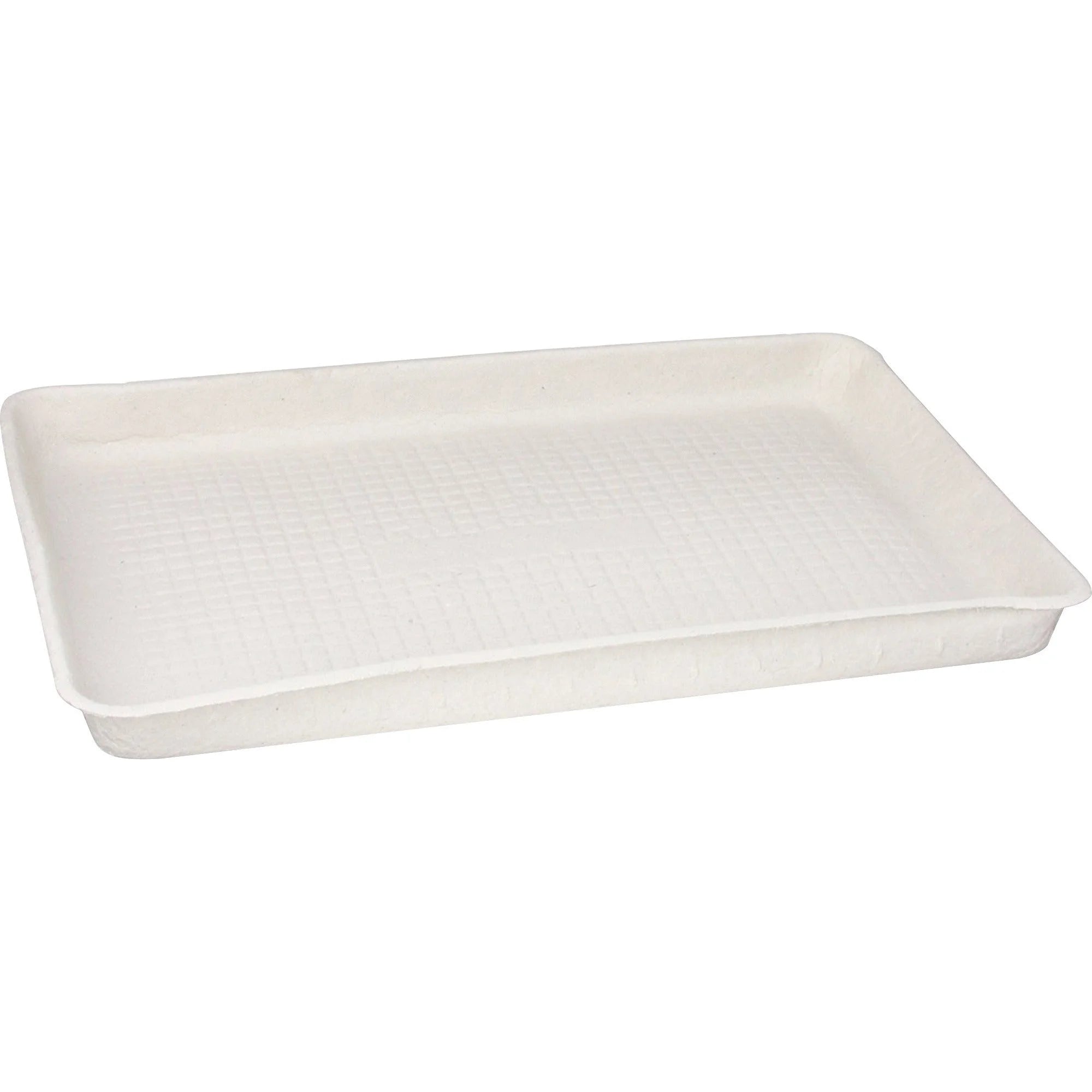 Chinet 9’’ x 12’’ Trays Beige 250 / Carton Molded Fiber Body (HUH20815) - Food Storage