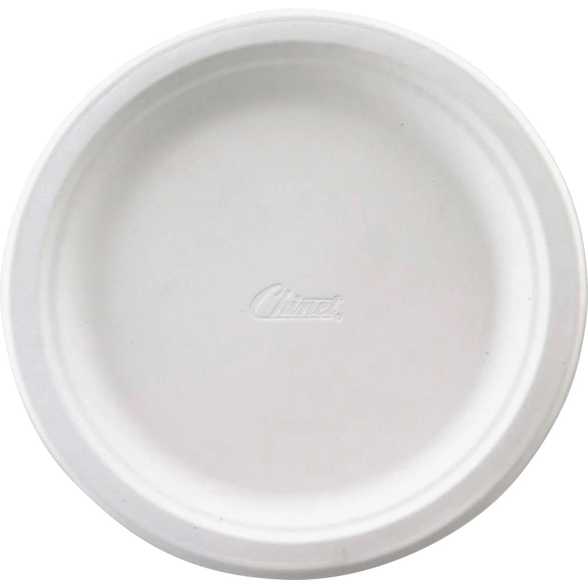 Chinet Classic 10-1/2’’ Tableware Plates 10.5’’ Diameter White 4 / Carton Disposable Microwave Safe Round TAA Compliant
