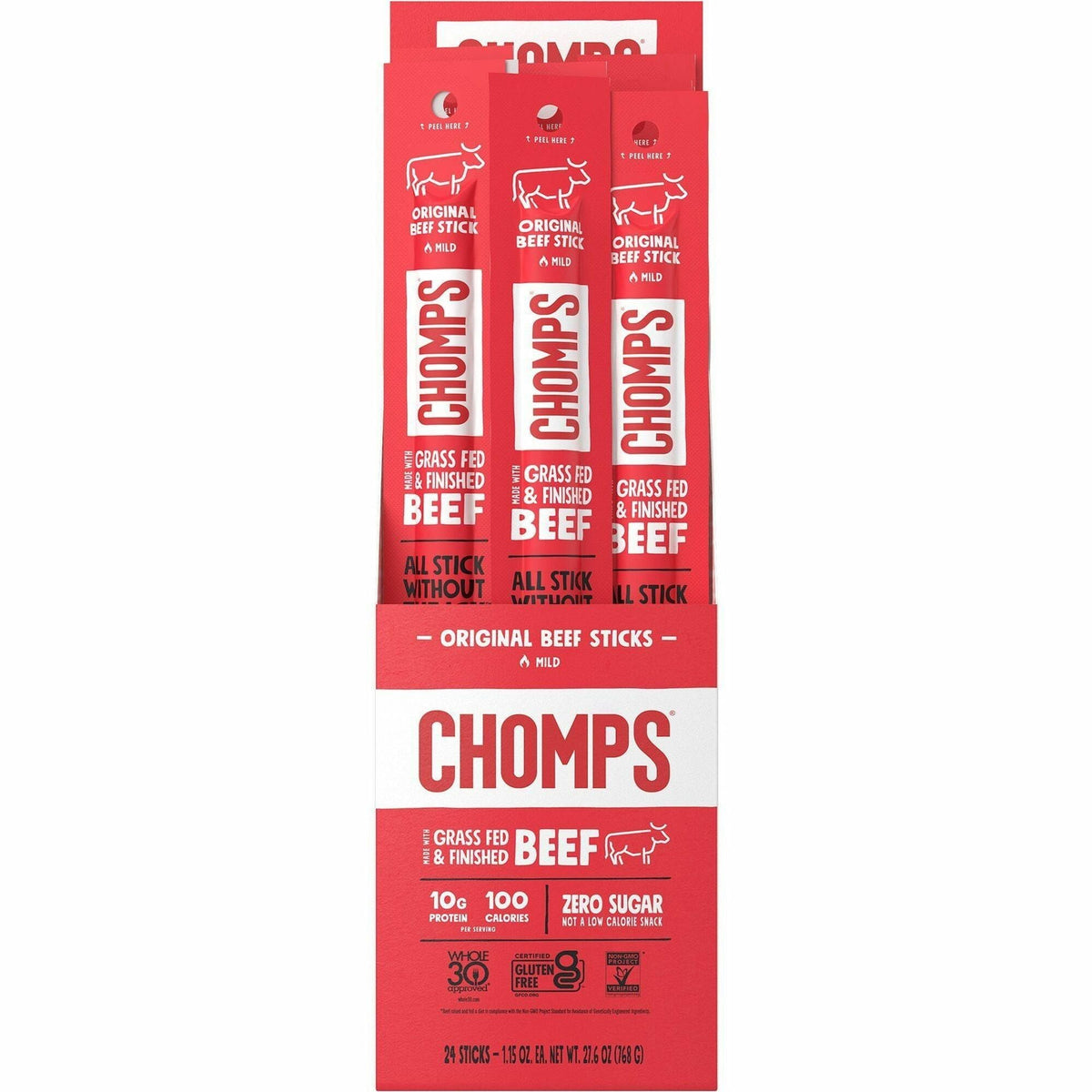 CHOMPS Original Beef Snack Sticks - 2000