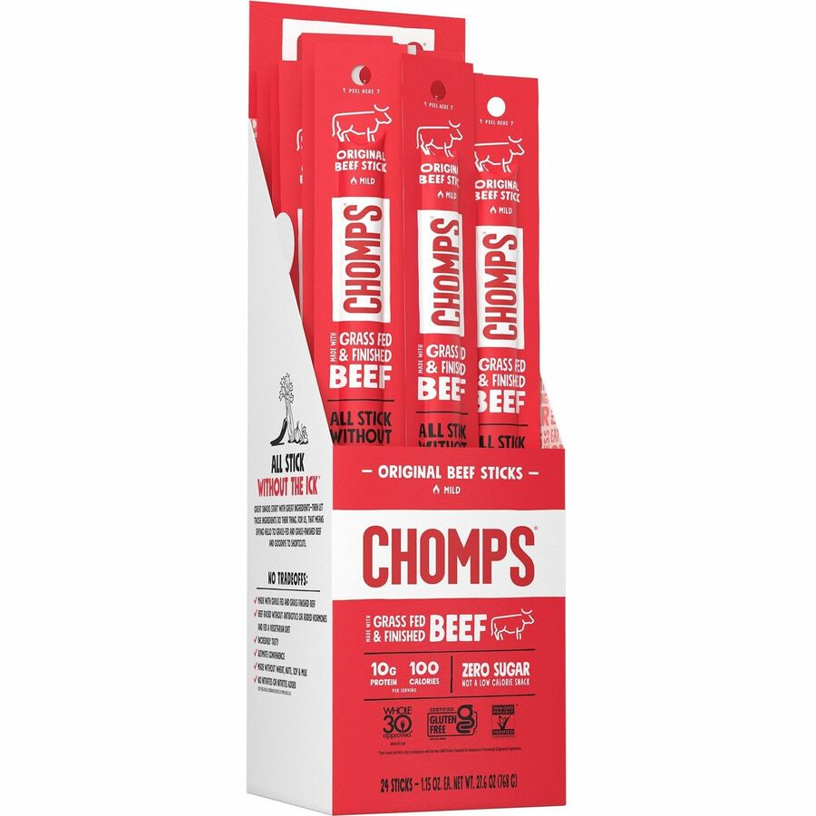 CHOMPS Original Beef Snack Sticks - Right