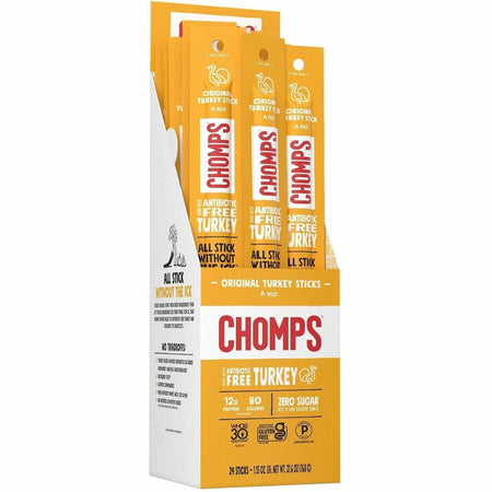 CHOMPS Original Turkey Snack Sticks - Right