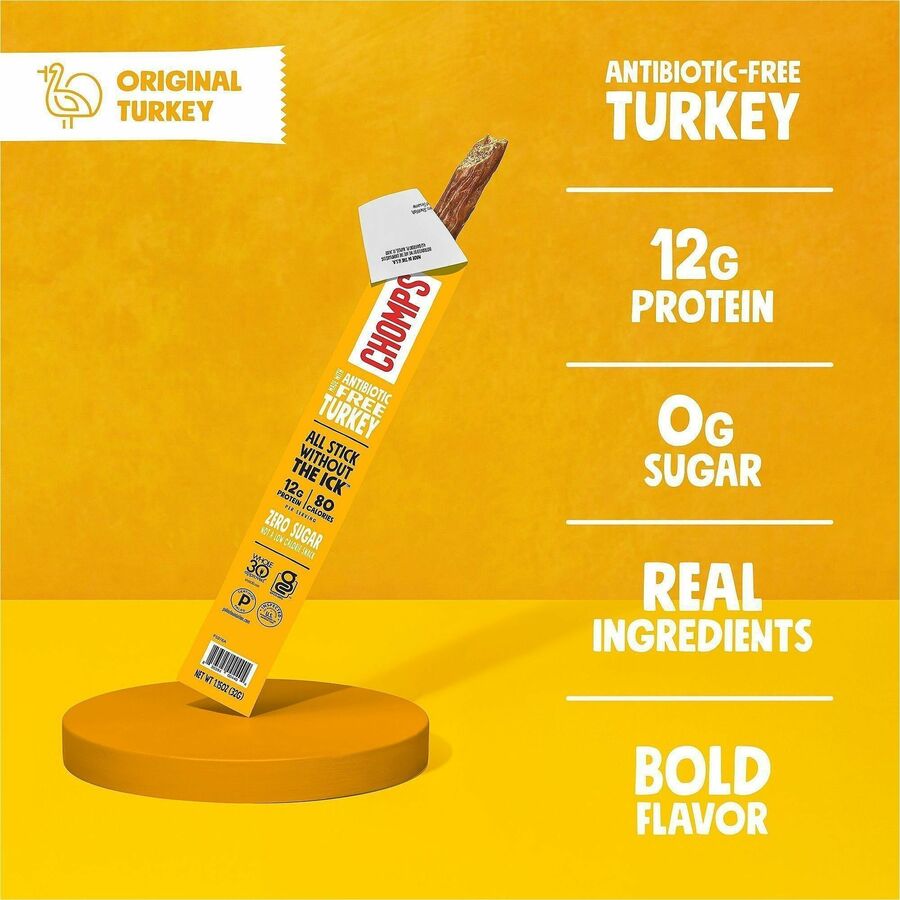 CHOMPS Original Turkey Snack Sticks - Alternate-Image1
