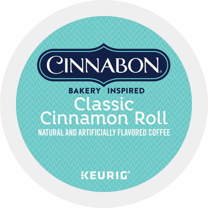 Cinnabon® K-Cup Pods: Classic Cinnamon Roll Coffee - 24 Pack