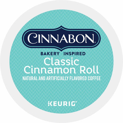 Cinnabon® K-Cup Pods: Classic Cinnamon Roll Coffee - 24 Pack