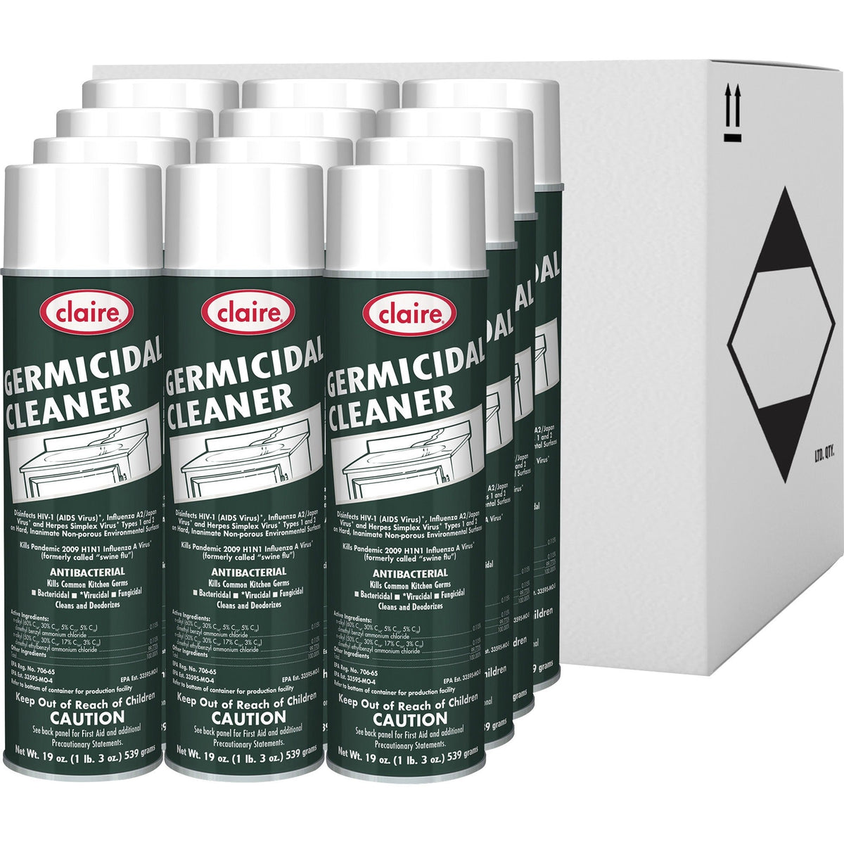 Claire Foaming Germicidal Cleaner - 2000