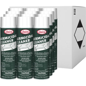 Claire Foaming Germicidal Cleaner: Floral Scent Disinfectant - 12/Carton - Disinfectants