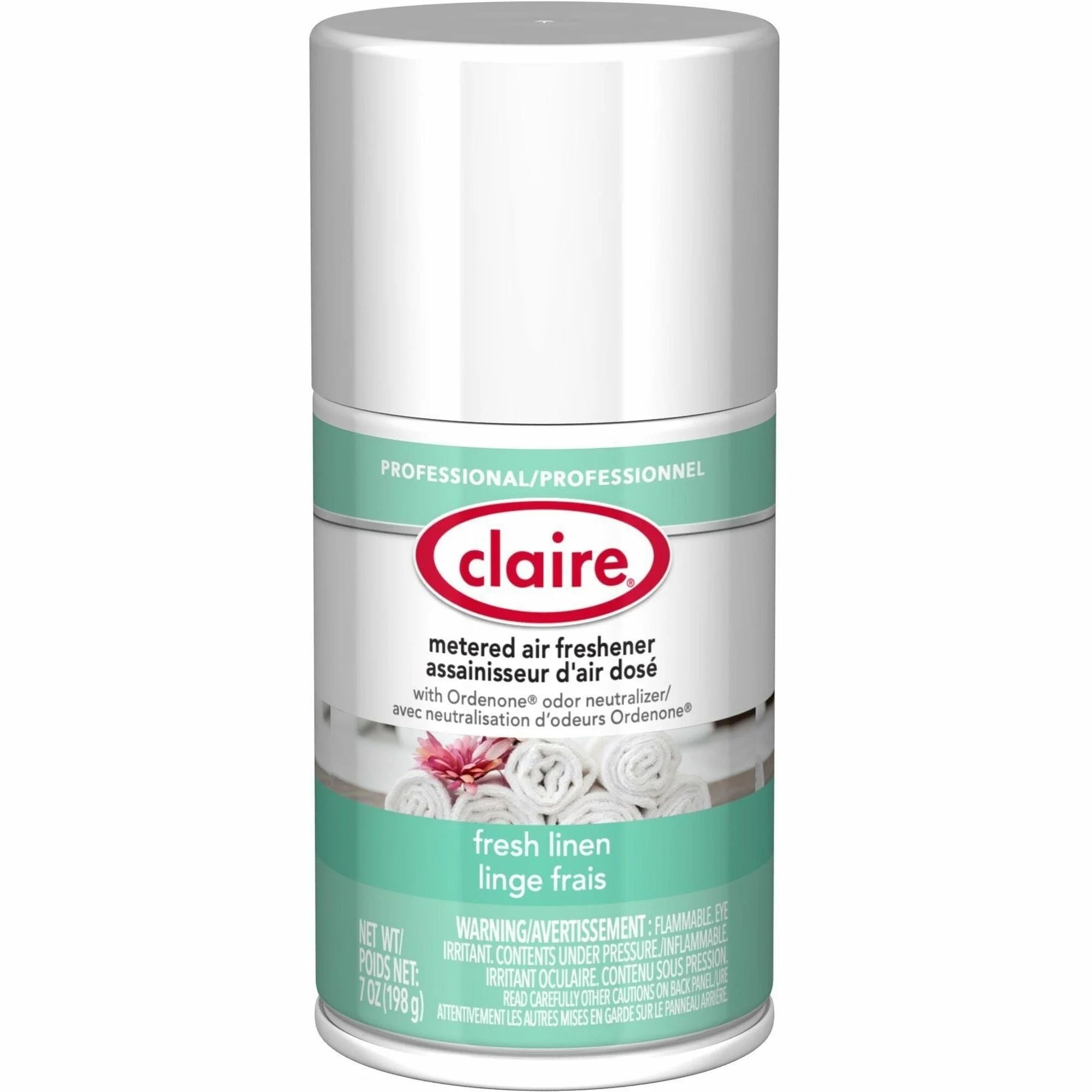 Claire Fresh Linen Metered Aerosol 10 fl oz (0.3 quart) 1 Each 330 Sq. ft. 30 Day (CGCCL110) - Air Fresheners