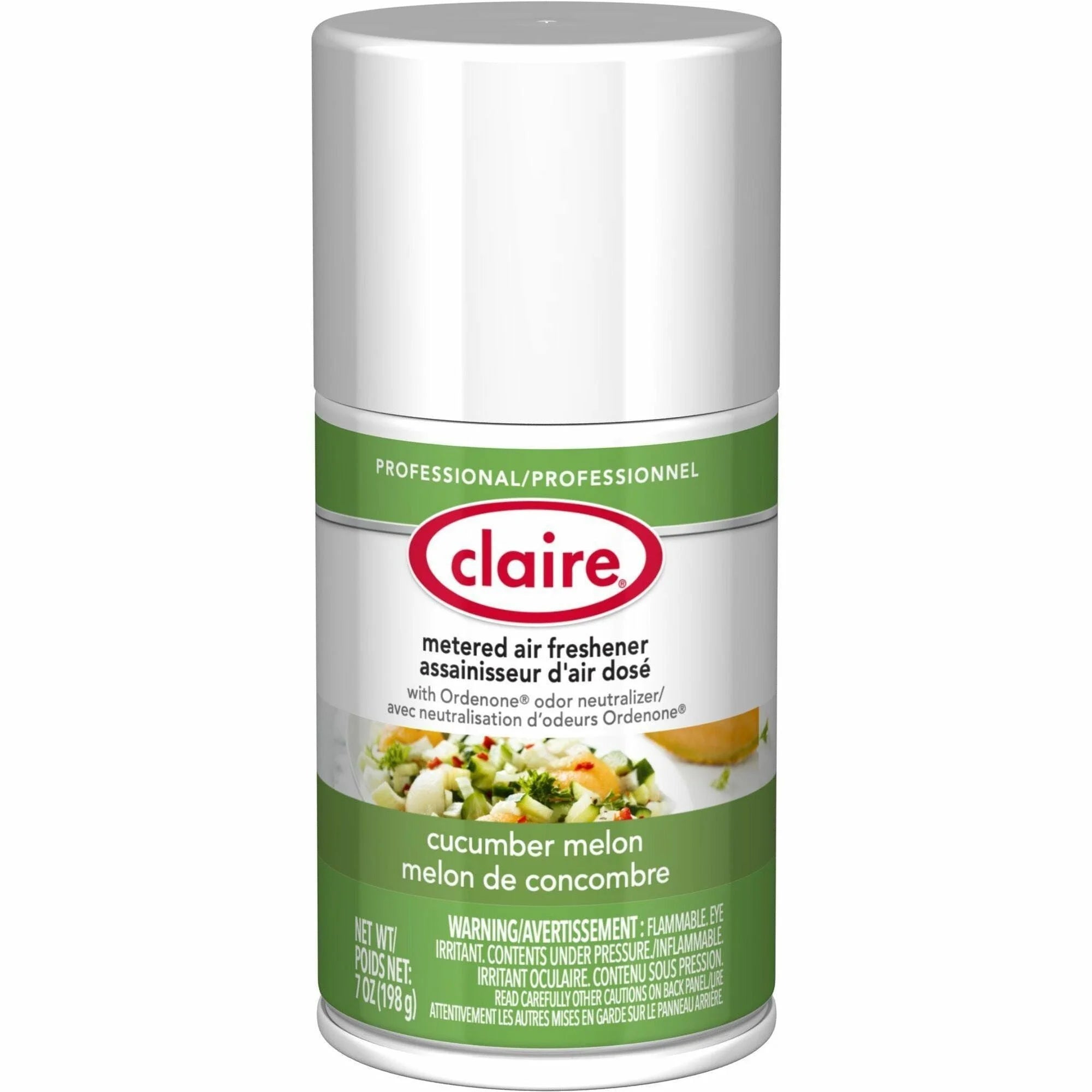Claire Metered Air Freshener with Ordenone - Aerosol - 6000 ft² - 7 fl oz (0.2 quart) - Cucumber Melon - 30 Day