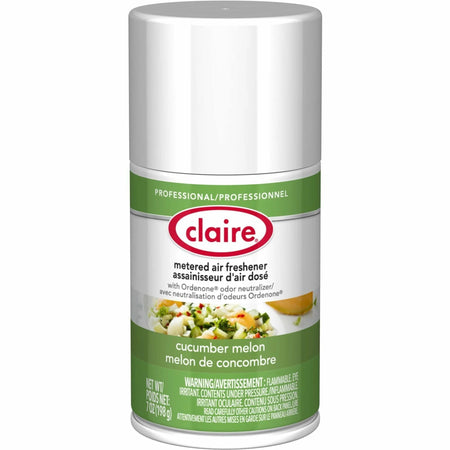 Claire Metered Air Freshener with Ordenone - Aerosol - 6000 ft² - 7 fl oz (0.2 quart) - Cucumber Melon - 30 Day