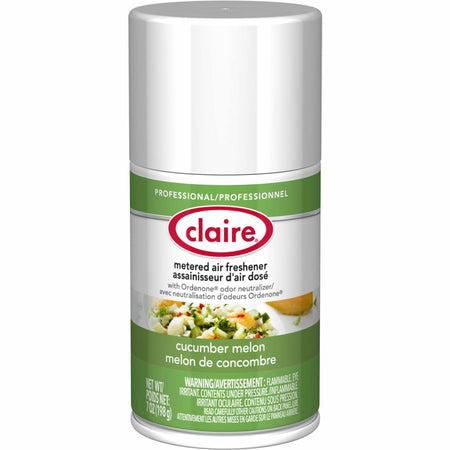 Claire Metered Air Freshener with Ordenone - Aerosol - 6000 ft² - 7 fl oz (0.2 quart) - Cucumber Melon - 30 Day