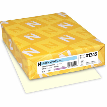 Classic Crest Writing Paper: White Letter Size Smooth Finish - 500 Sheets - Specialty Paper