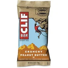 Clif Bar Crunchy Peanut Butter Energy Bars - 12 Individually Wrapped - Snacks