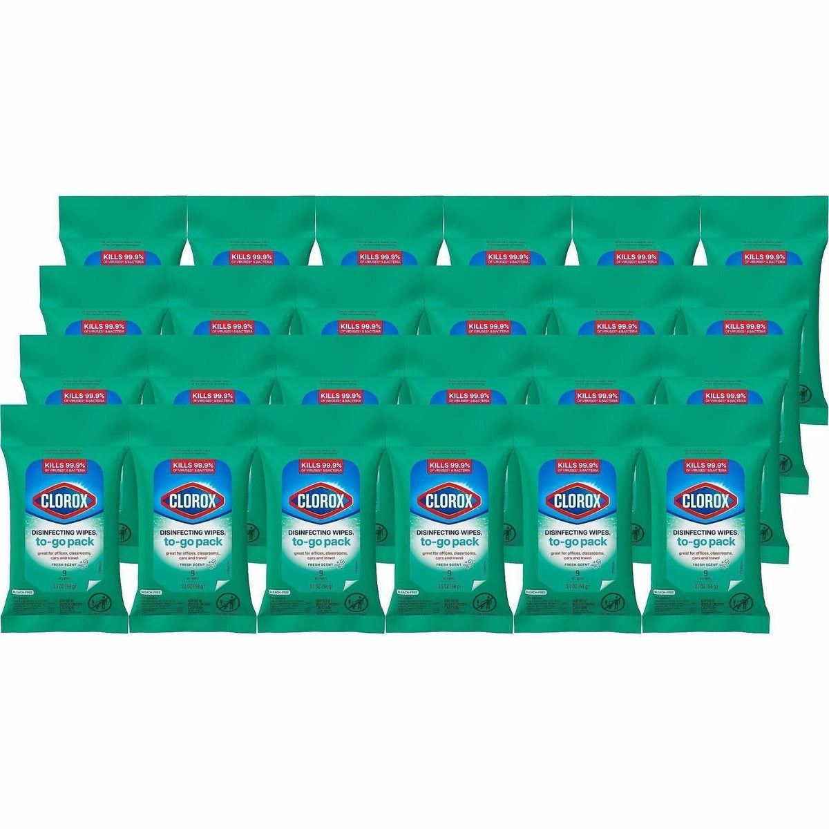Clorox Bleach-Free Disinfecting WipesTo-Go Pack - 2000