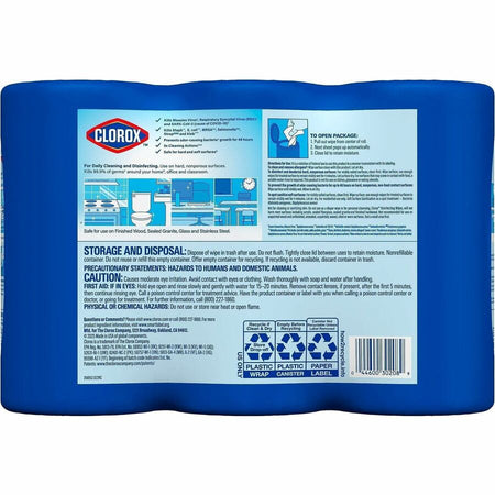 Clorox Disinfecting Bleach Free Cleaning Wipes Value Pack - Rear