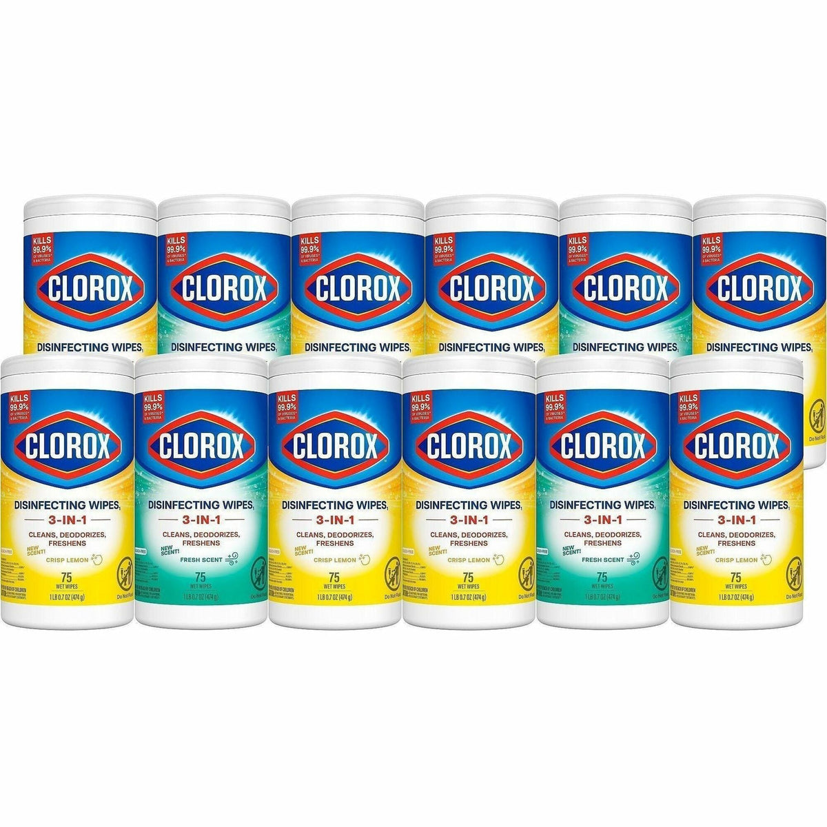 Clorox Disinfecting Bleach Free Cleaning Wipes Value Pack - 2000