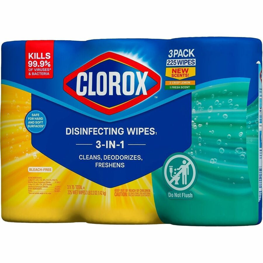 Clorox Disinfecting Bleach Free Cleaning Wipes Value Pack - Alternate-Image12