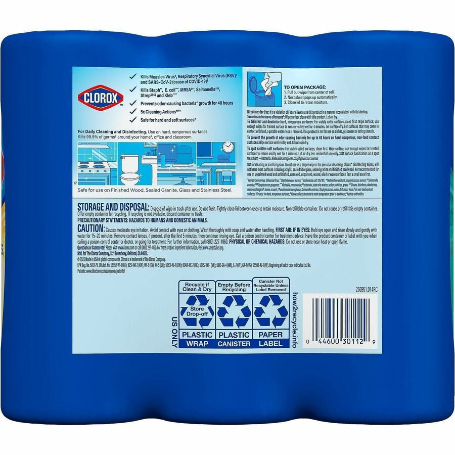 Clorox Disinfecting Cleaning Wipes Value Pack - Rear