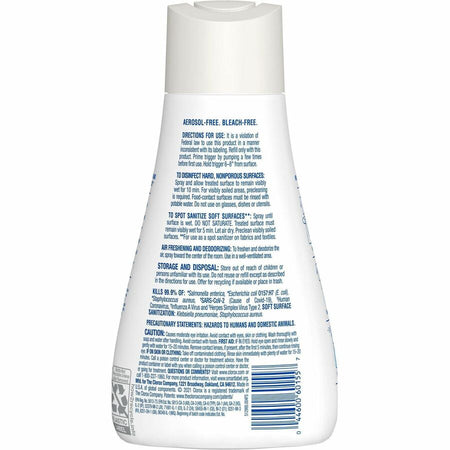 Clorox Disinfecting, Sanitizing & Antibacterial Mist Refill - Rear