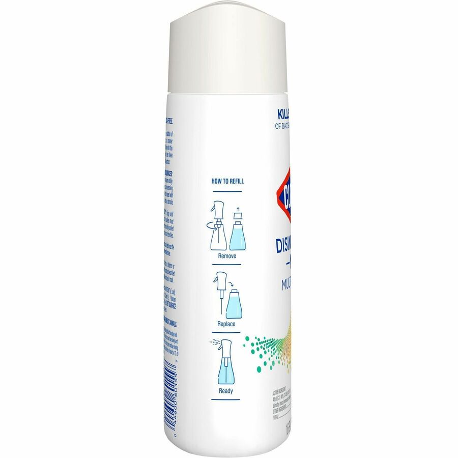 Clorox Disinfecting, Sanitizing & Antibacterial Mist Refill - Left