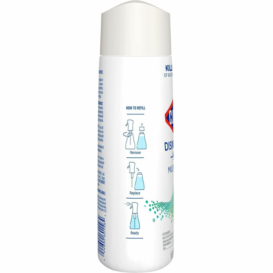 Clorox Disinfecting, Sanitizing & Antibacterial Mist Refill - Left