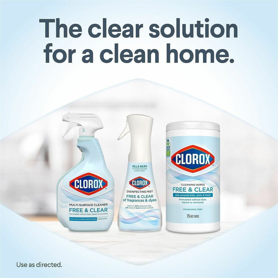 Clorox Free & Clear Cleaning Wipes - Alternate-Image8