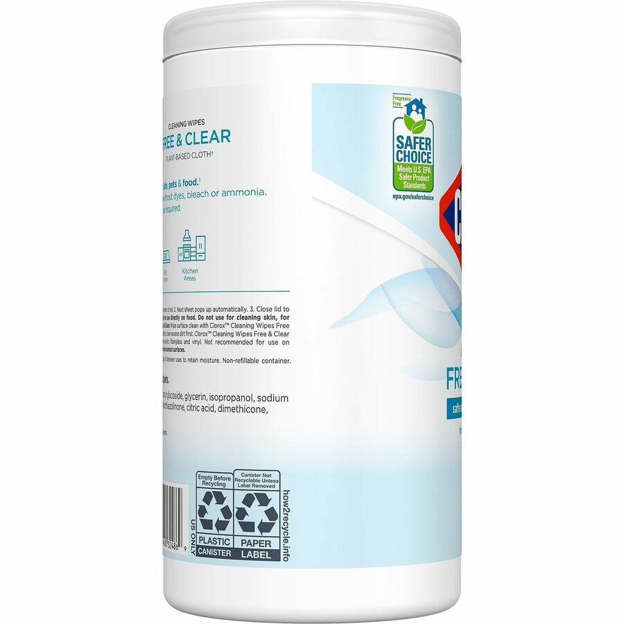Clorox Free & Clear Cleaning Wipes - Alternate-Image11