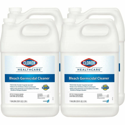 Clorox Healthcare Bleach Germicidal Cleaner: 128 oz Refill - Fast-Acting Disinfectant - Disinfectants