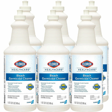Clorox Healthcare Bleach Germicidal Cleaner - 32 oz - 360/Pallet - Disinfectants