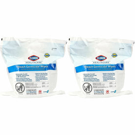 Clorox Healthcare Bleach Germicidal Wipes: 200/Pallet Refill - Cleaning Wipes