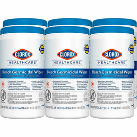 Clorox Healthcare Bleach Germicidal Wipes: Disinfectant Antimicrobial - 70 Wipes/Tub - Cleaning Wipes
