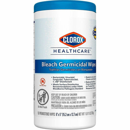 Clorox Healthcare Bleach Germicidal Wipes - Front