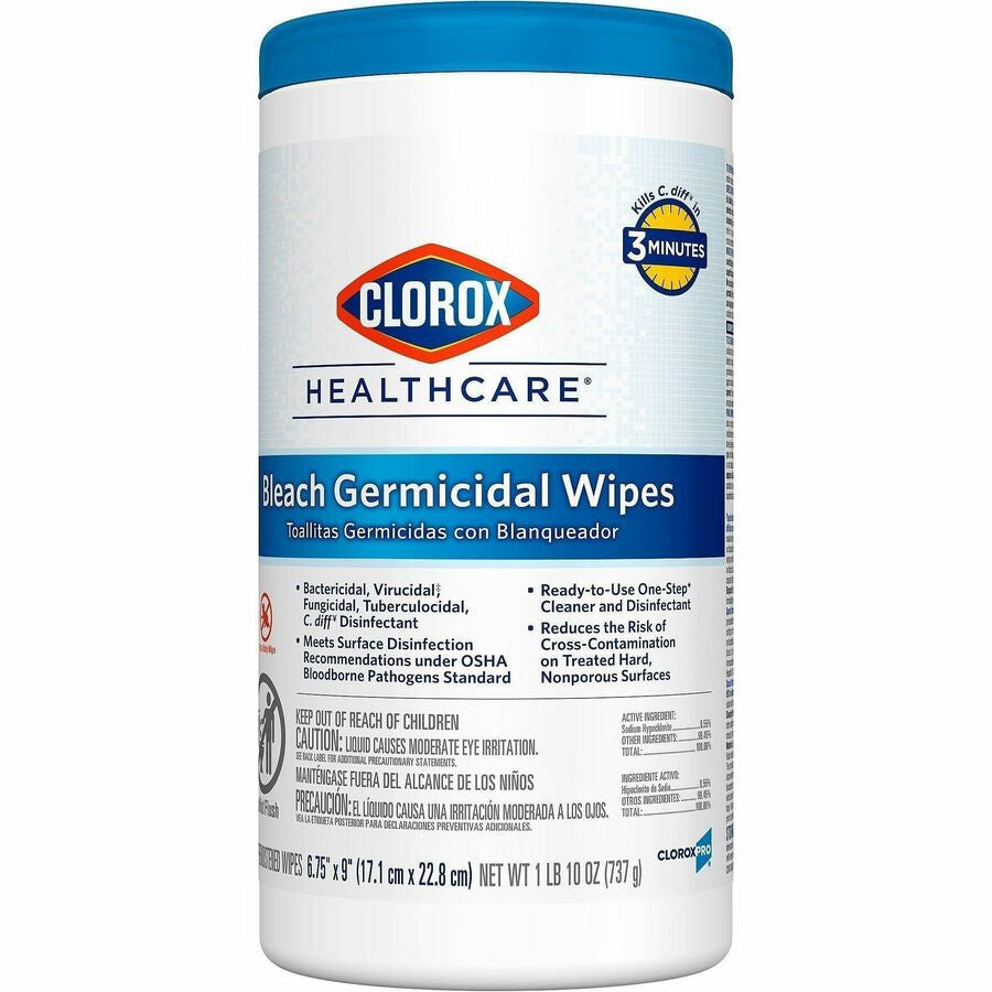 Clorox Healthcare Bleach Germicidal Wipes - Alternate-Image9
